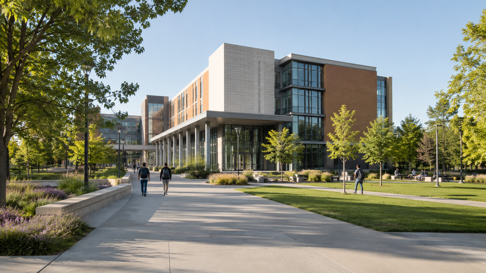 University campus building
