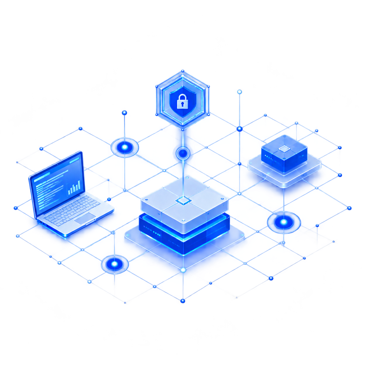 IT support and infrastructure illustration